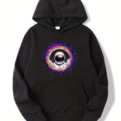 Astronaut Print Boys Hooded Sweatshirt
