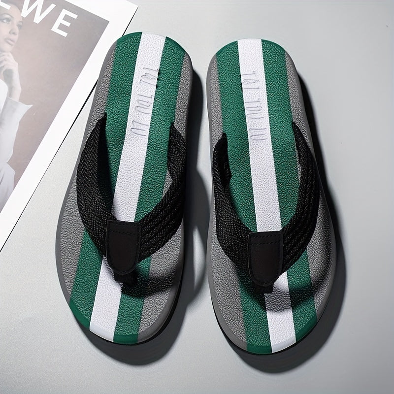 Men's Lightweight Non Slip Flip Flops Quick Drying Comfy Thong Sandals