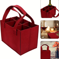 Red Wine Felt Bag Christmas Wedding Wine Storage Bag Gift