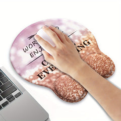 Ergonomic Memory Cotton Mouse Pad With Wrist Rest