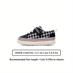 TARANIS Plaid Print Skate Shoes for Infants