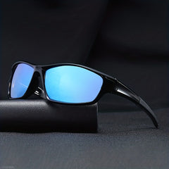 Men's Polarized Sports Glasses for Driving Cycling with Cases Set