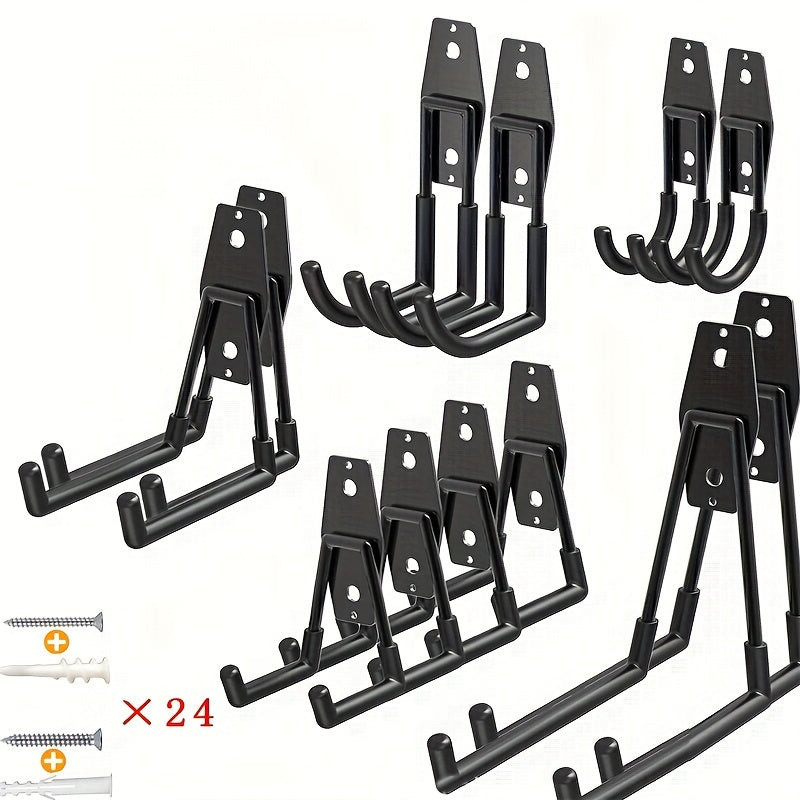 Heavy Duty Storage Hooks Steel Tool Garage Hangers Wall Mounting