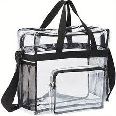 Large Capacity Transparent Tote Bag PVC Waterproof Travel Bag