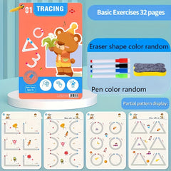 Magic Pen Training Drawing Book Reusable Paper Material