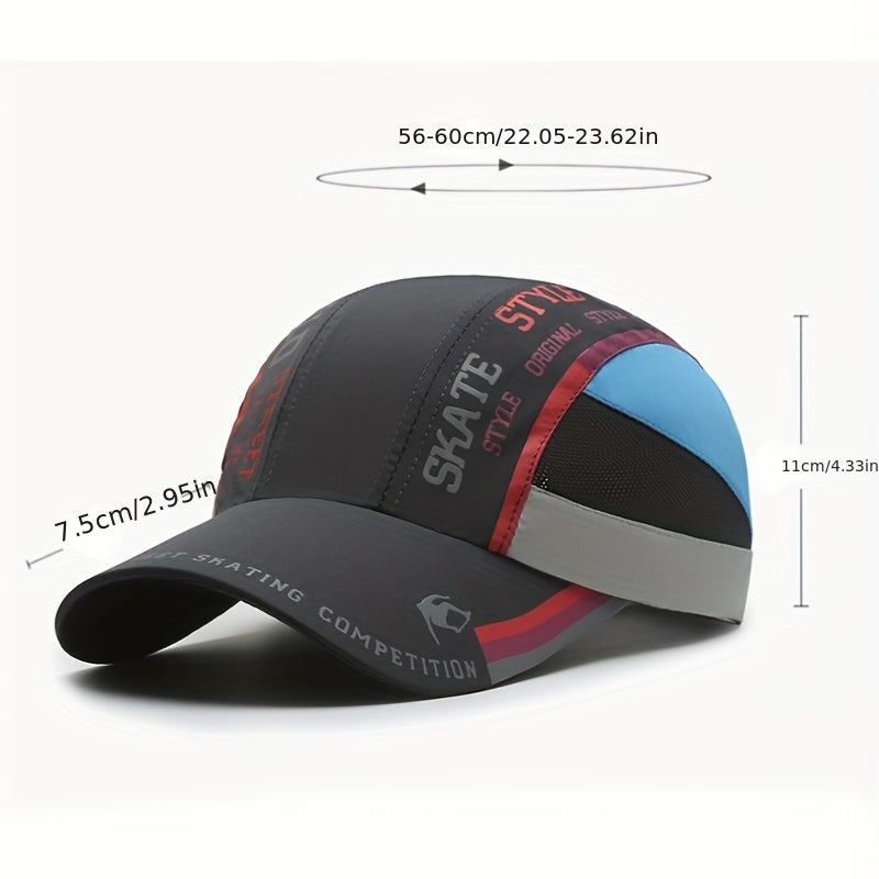 Men's Quick Drying Breathable Adjustable Baseball Cap