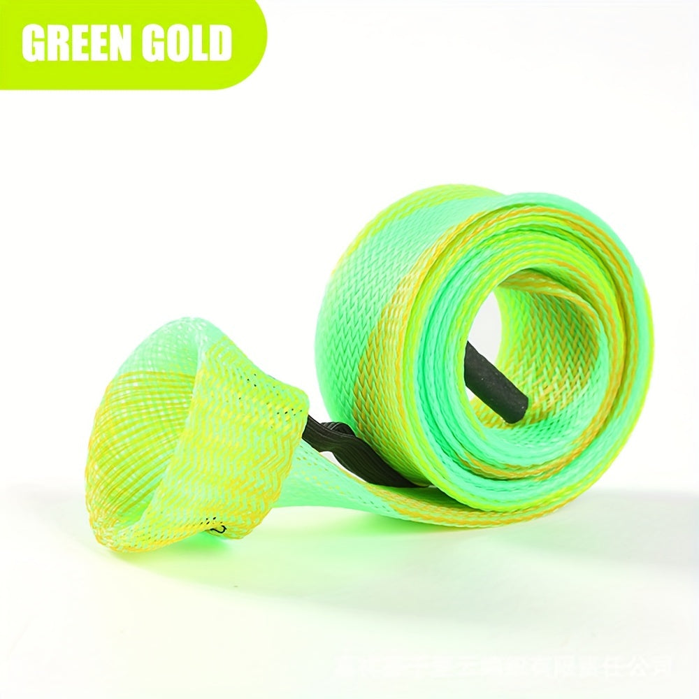 Rod Protector Sleeve Braided Mesh Reusable Telescopic Rods Protector