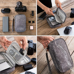 Zipper Data Cable Bag Travel Organzier Lightweight Container