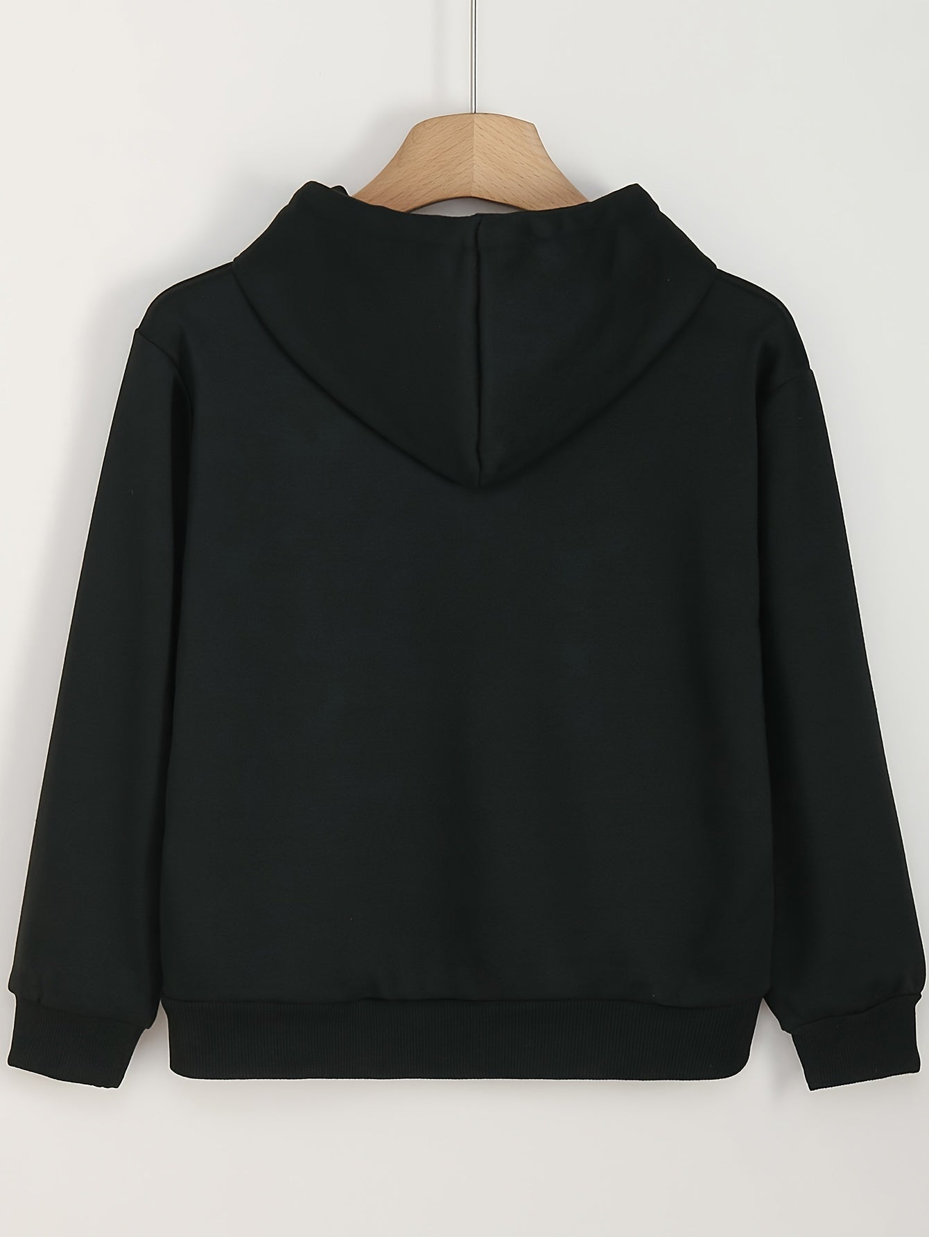 Christmas Girls Letter Print Hooded Sweatshirt for Winter