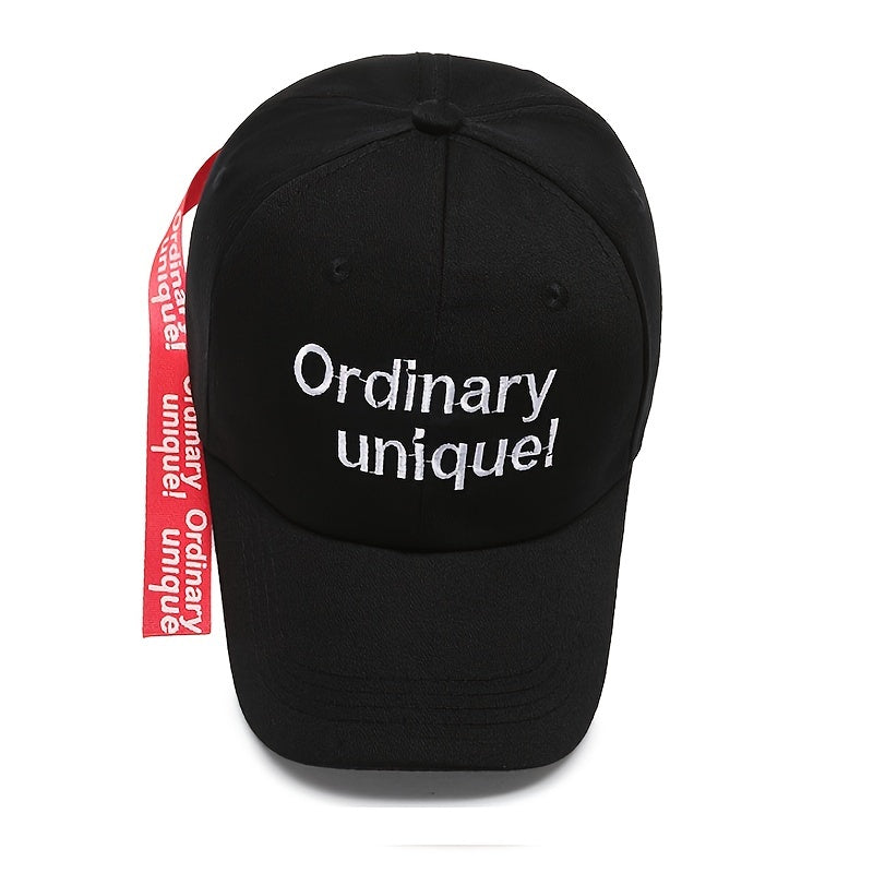 Solid Letter Embroidery Baseball Cap Unisex Sun Visor Hat Causal Sports Hat
