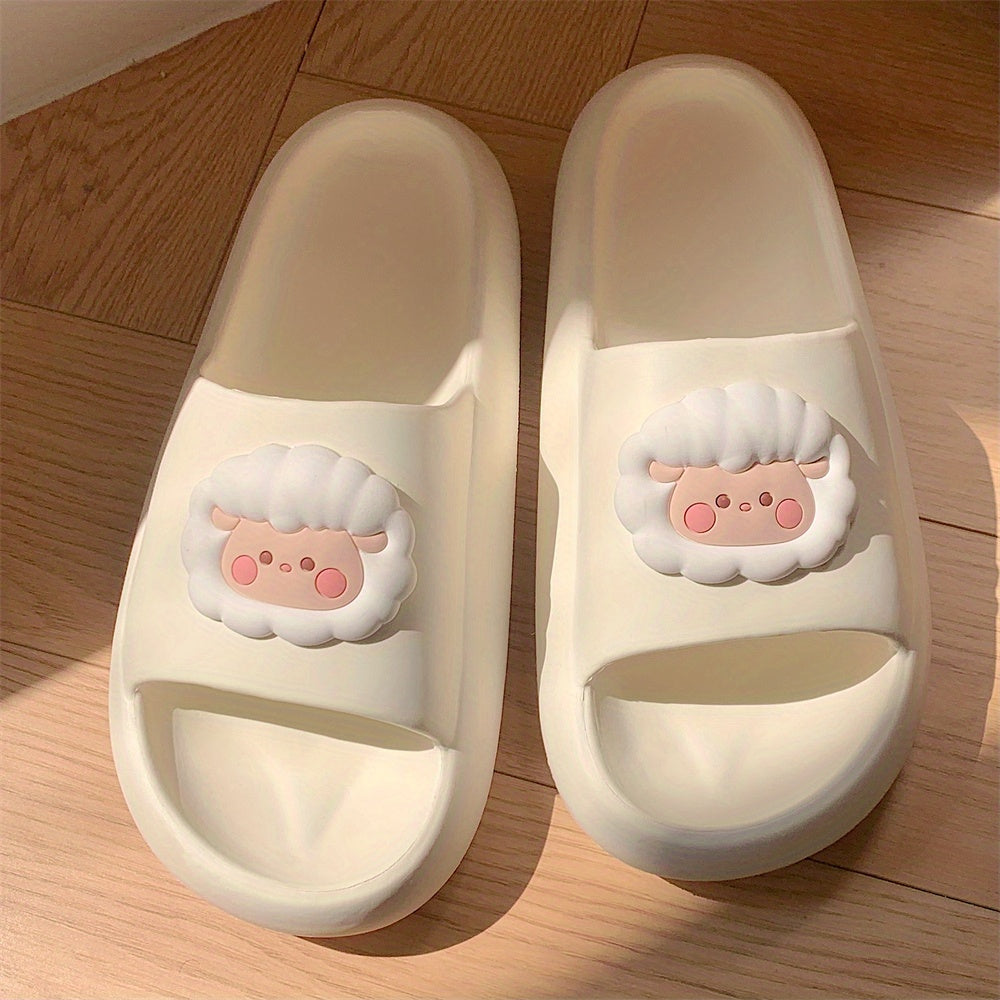 Cartoon Sheep Non Slip Slides Indoor Slip On Slippers Boy's