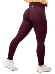 Ruched Pocket Yoga Leggings High Waist Pants