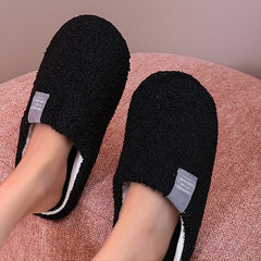 Cozy Fuzzy Lined Indoor Slippers for Men & Women