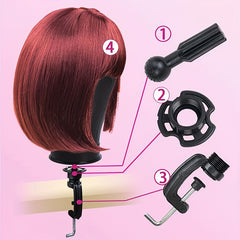 55 88 Cm Mannequin Head With Stand Canvas Head For DIY Wig Making