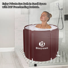 Portable Folding Bathtub For Adults Cold & Hot Water Ice Bath Tub