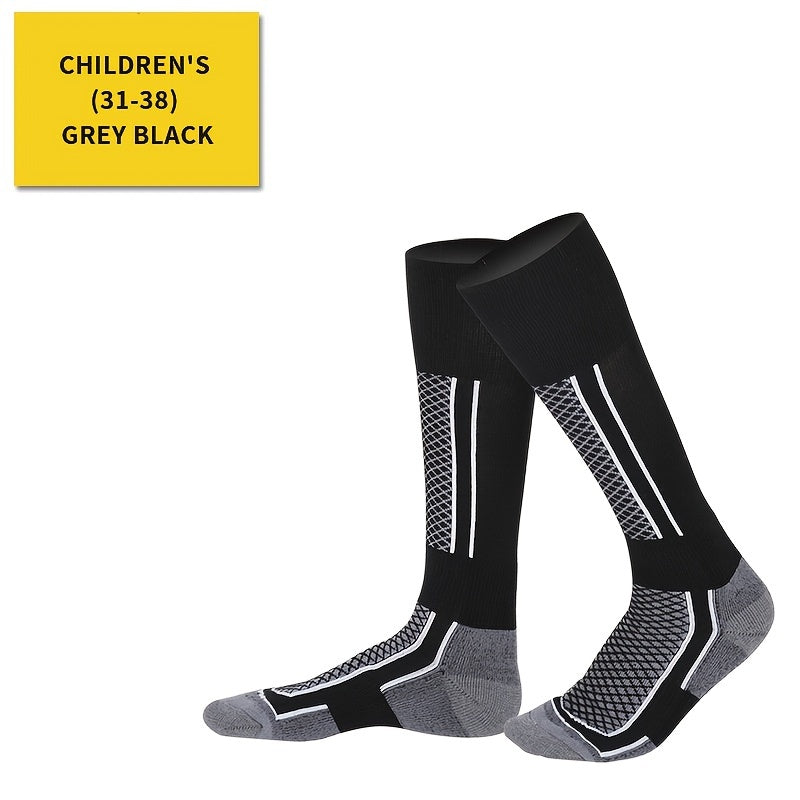 Kids' Thermal Ski Socks Winter Warm Crew Boot Socks