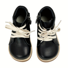 Girls Ankle Lace Up Boots Non Slip Comfortable Indoor Outdoor Travel