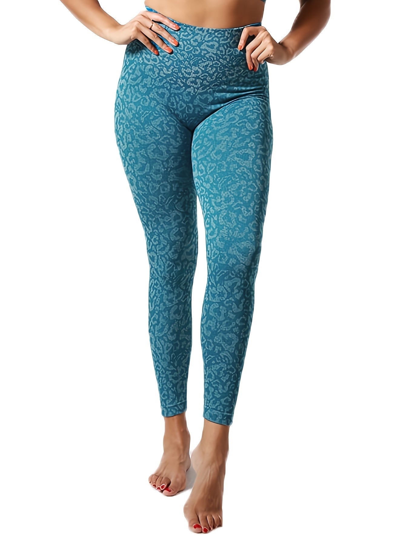 Leopard Print Quick Dry Butt Lift Yoga Pants