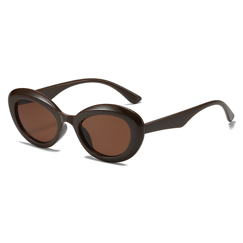 Winter Style Oval Personality All Match Sunglasses