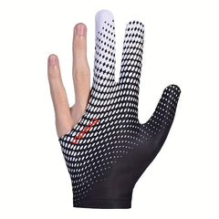 Billiard Glove Anti Skid 3 Finger Sports Glove Improve Game Grip Comfort