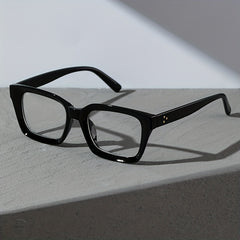 Men's Square Frame Flat Mirror Rice Nail