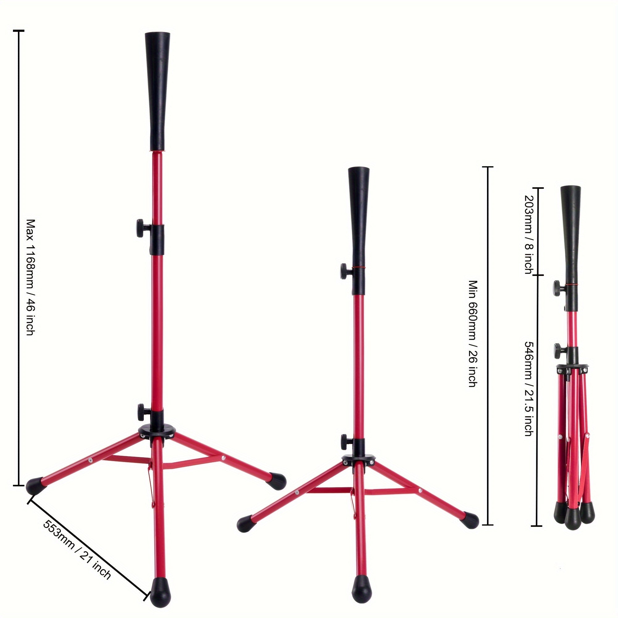 Adjustable Softball Batting Tee for Baseball Teeball & Softball Stand