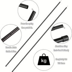 Adjustable Telescopic Tent Pole Set for Outdoor Canopy