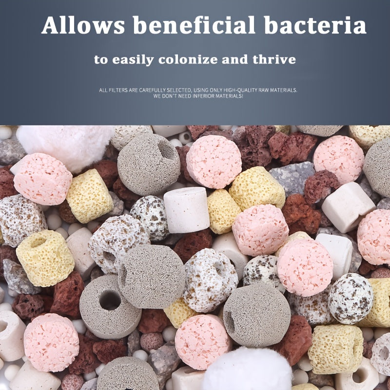 14 in 1 Bio Ceramic Rings Mesh Bag for Healthy Fish