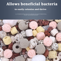 14 in 1 Bio Ceramic Rings Mesh Bag for Healthy Fish