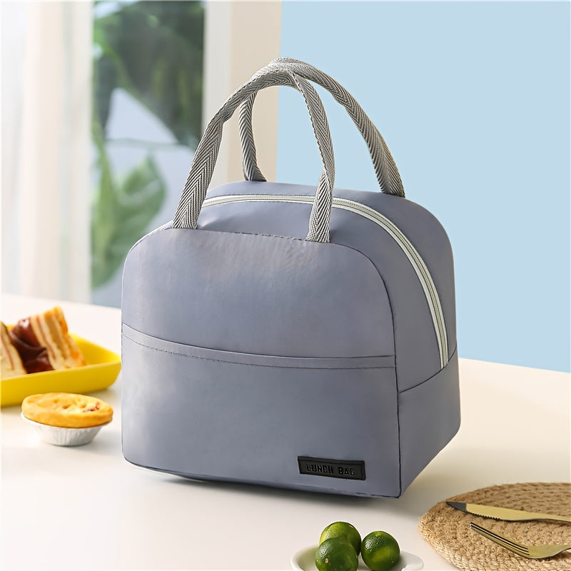 Student Lunch Bag Aluminum Foil Insulation Waterproof Oxford Cloth