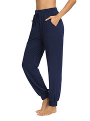 Casual Drawstring Long Sweatpants Comfortable Pocket Joggers
