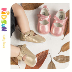 Baby Girls Ballet Shoes Breathable Lightweight Anti Slip Walking Shoes