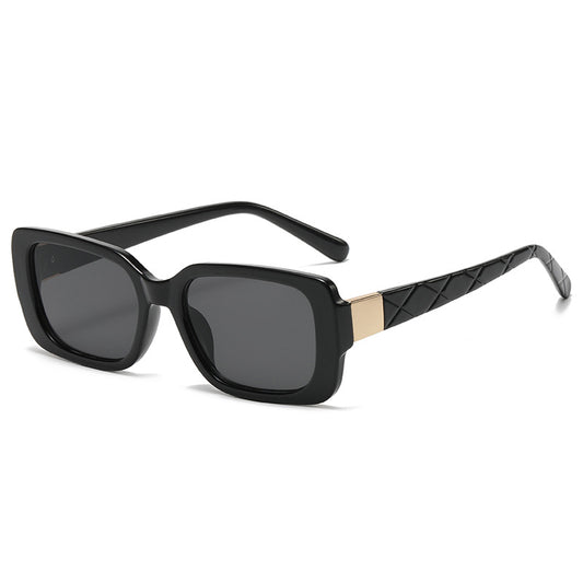 Vintage Oversized Square Sunglasses Women Sun Protection Lenses