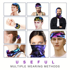 9pcs Sun Protection Balaclava UV Cooling Mask Outdoor Summer