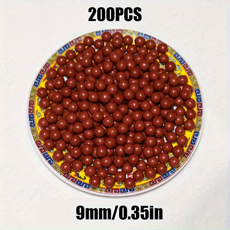 500pcs 9mm Safe Mud Ball Slingshot Practice Balls