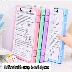 Multifunctional Office File Folder Pad Plate Student For Test Paper Storage Box