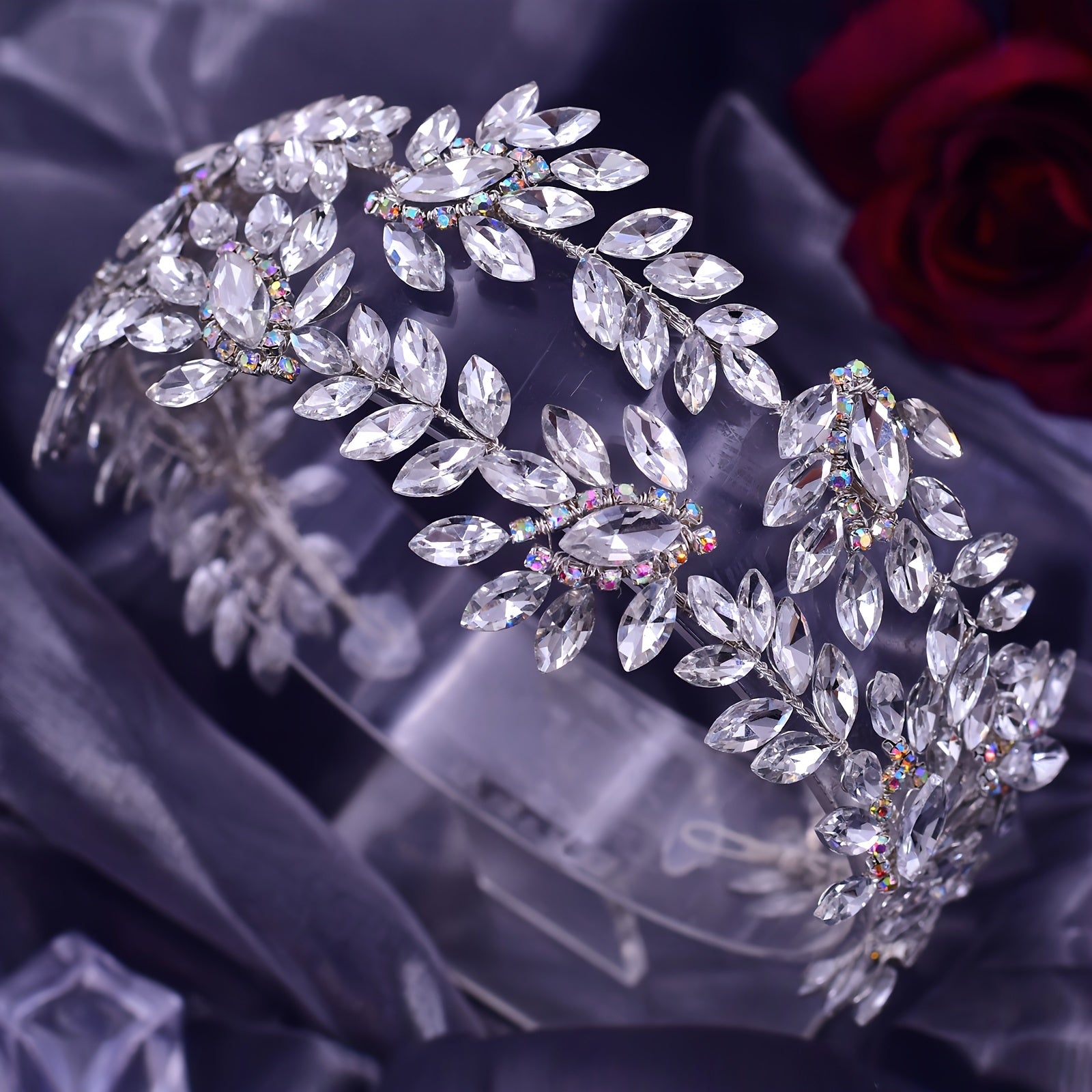 Vintage Rhinestone Bridal Headband for Weddings & Special Occasions
