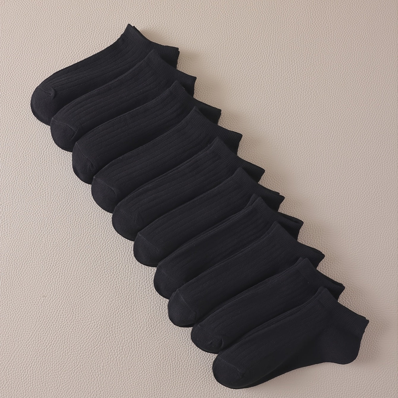 10 Pairs Solid Low Cut Ankle Socks Women's Stockings