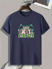 Christmas Pattern Men's Sports T-shirt - Fitness Gift