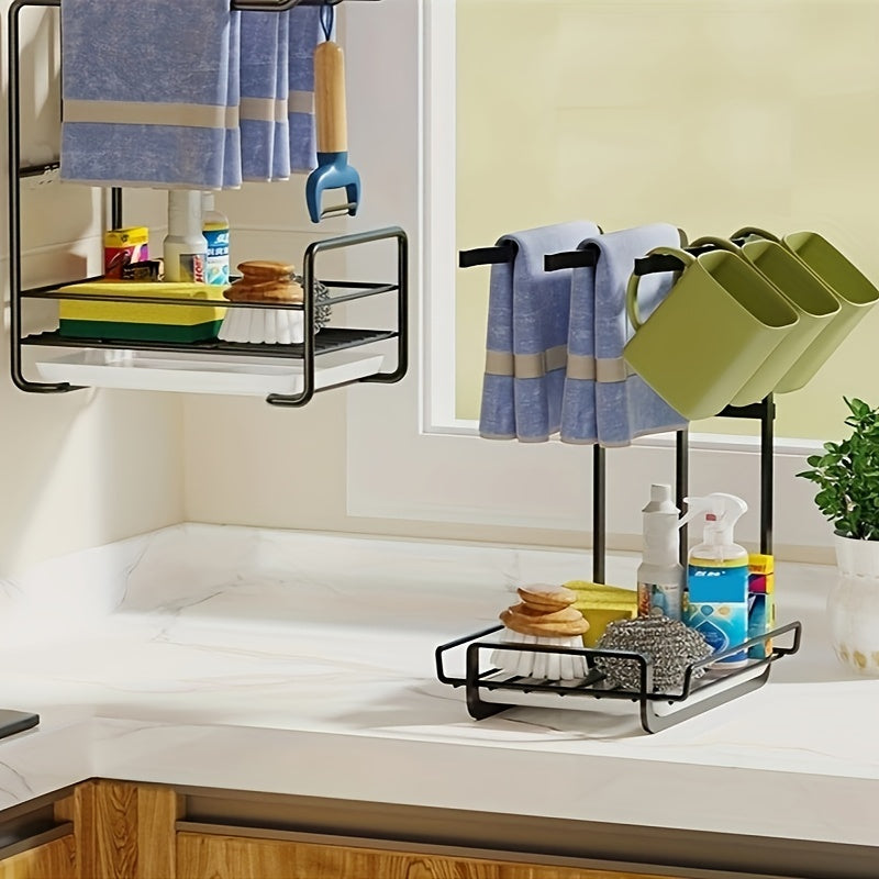 Kitchen Storage Rack Sponge Draining Rack Kitchen Accessories