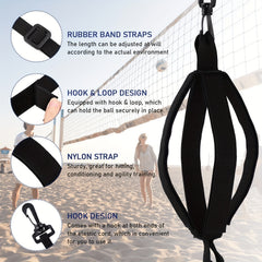 Adjustable Volleyball Spike Trainer for Powerful Serving, Jumping, and Spiking