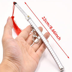 Cartoon Metal Sword Model Elastic Sheath Collectible Ornament