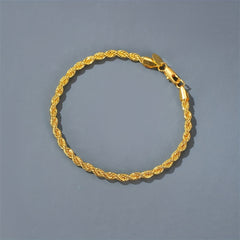 Classic Twisted Rope Bracelet For Girls Jewelry Accessories