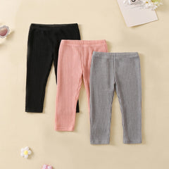 Baby Girl Pencil Pants 3pcs Set Casual Trousers