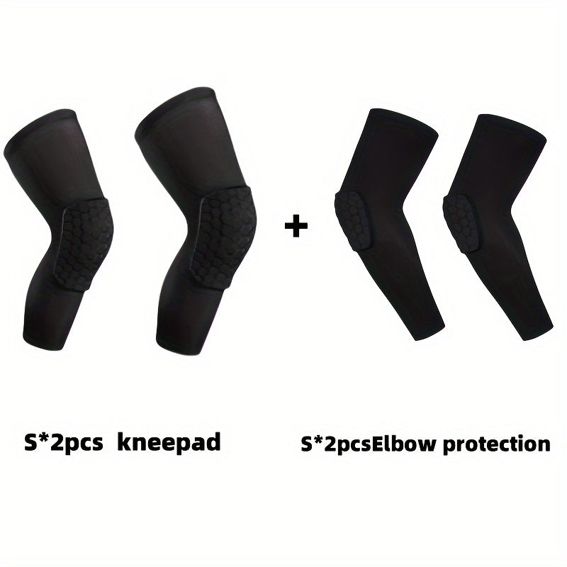 4pc Small Sports Knee Elbow Protection Set Skating Riding Running Yoga