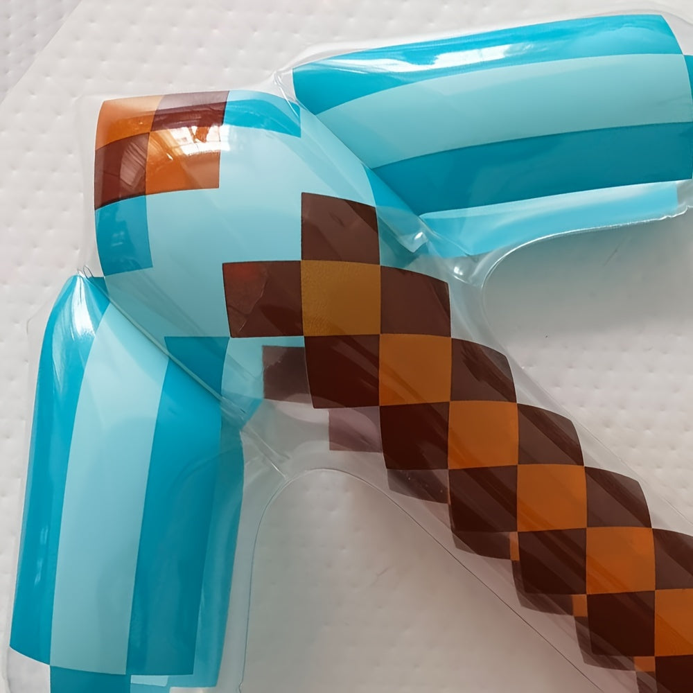 Pixel Style Inflatable Pickaxe Balloon Party Decoration