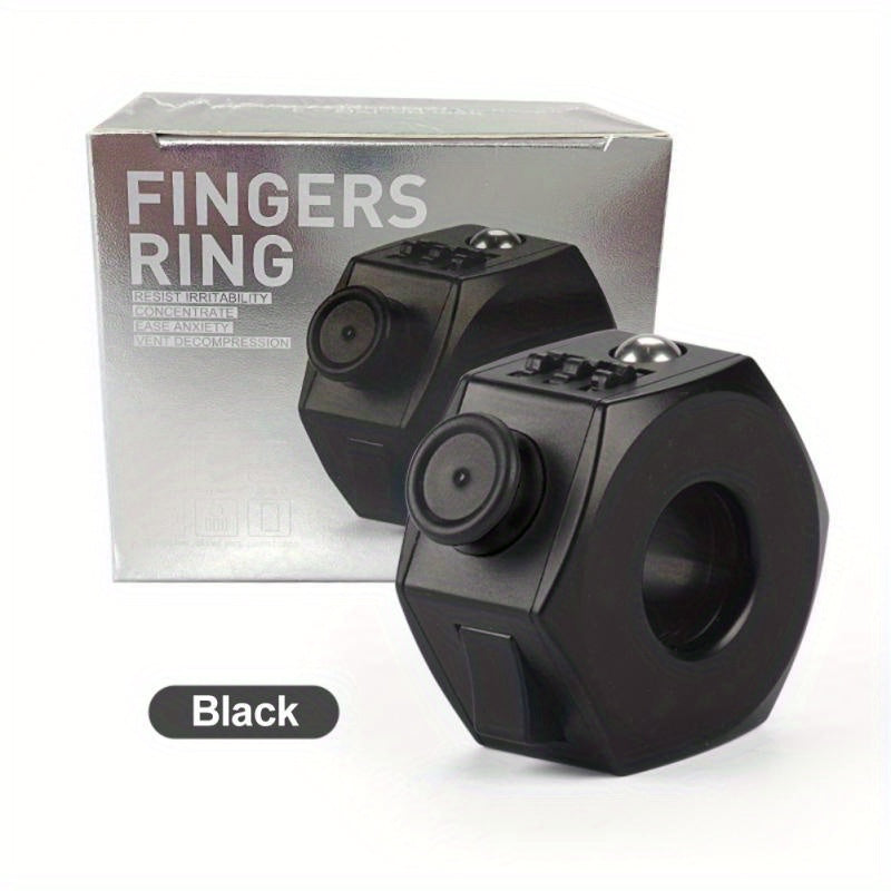 Mini Magical Ring Fidget Roller Toy Teal ABS Material