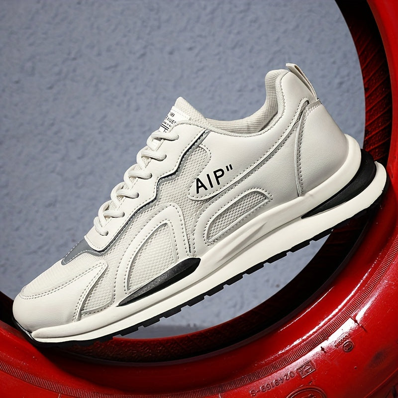 Men's Lace Up Sneakers Athletic Shoes Wear Resistant and Breathable