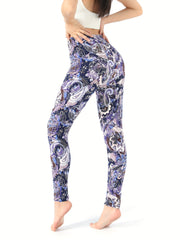 Slim Fit Yoga Tight Pants Stretchy Leggings Women's Activewear