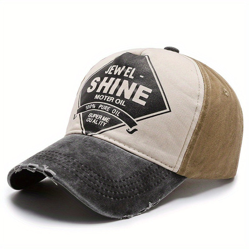 Unisex Baseball Cap Outdoor Casual Retro Ripped Cap